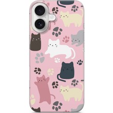 Lelia iPhone 16 Plus Uyumlu Baskılı Şeffaf Telefon Kılıfı | Koleksiyon: Cute Animals