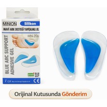 Minion Ark Desteği Jel Düz Taban Desteği Içe Basma Önleyici Aparat