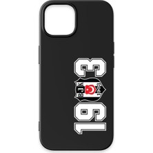 iPhone 14 Uyumlu Beşiktaş 1903 Siyah Silikon Lisanslı Telefon Kılıfı