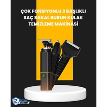 Shoplet Buğz Usb-C Şarjlı 3 In 1 Erkek Bakım Cihazı – Sessiz Motorlu Saç ve Sakal Kesme Makinesi