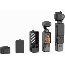 Hype Store Mettzchrom Dji Osmo Pocket 3 Uyumlu Silikon Kılıf Koruma Kılıfı Soft Case 3 Parça