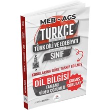 Dizgi Kitap 2026 Öabt Meb-Ags Türkçe, Türk Dili ve Edebiyatı, Sınıf Öğretmenliği Dil Bilgisi Çıkmış Sorular Konularına Göre Çözümlü - Fatih Bedir Dizgi Kitap Yayınları