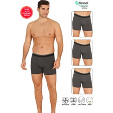 Özkan Underwear Özkan 11256 3'lü Paket Erkek Premium Kumaş Modal Pamuklu Esnek Yumuşak Boxer Şort