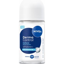 Hype Store Kadın Roll On Deodorant Control Defend 50 Ml,tahrişe Karşı Koruma, 72 Saat Anti Perspirant Koruma,al