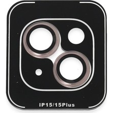 Magicool Joko Iphone 15 Pvd Metal Kamera Lens - Pembe