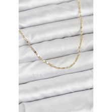 Clariss cm 14K Gold Renk Ezme Zincir Model 60 cm Kadın Kolye