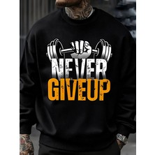 Asla Pes Etme Fitness Tasarım Erkek Kazak Hip Hop Moda Spor Giyim Bisiklet Yaka Polar Kazakla