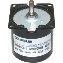 Voltaj Ktyz-60 15 Rpm 14W Ac Senkron Motor