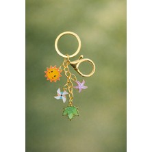TrendyChic Güneş Deniz Yıldızı Yaprak Charm Anahtarlık Çanta Fermuar Süsü