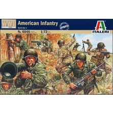 Italeri 6046S 1/72 Ölçek, Wwıı Amerikan Piyadeleri, Plastik Model Kiti
