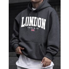 Londra Ingiltere Bayrağı Baskı Kazak Erkekler Için Sonbahar Hip Hop Kazaklar Polar Tüm Maç Uz