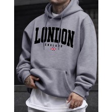 Londra Ingiltere Bayrağı Baskı Kazak Erkekler Için Sonbahar Hip Hop Kazaklar Polar Tüm Maç Uz