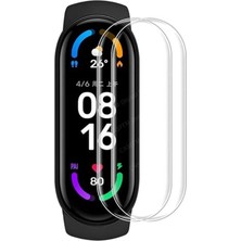 Olinea Newface Mi Band 5 Polymer Nano Ekran Koruyucu - Şeffaf