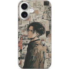 Lelia iPhone 16 Plus Uyumlu Baskılı Şeffaf Telefon Kılıfı | Koleksiyon: Animesoul Sketchbook