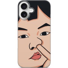 Lelia iPhone 17 Uyumlu Baskılı Şeffaf Telefon Kılıfı | Koleksiyon: Memecraft Studio