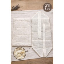 Yuvol 2'li %100 Doğal Yıkanmamış Koyun Yün Dolgulu Yetişkin Bellik,yetişkin Boy 50X30CM