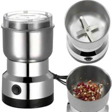 Nivego Kahve Baharat Öğütücü 4 Bıçaklı Paslanmaz Metal Çok Amaçlı Öğütücü