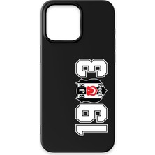 iPhone 15 Pro Max Uyumlu Beşiktaş 1903 Siyah Silikon Lisanslı Telefon Kılıfı