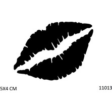 Airbrush Tattoo Öpücük Yapışkanlı Stencil Süsleme ve Boyama Kalıbı