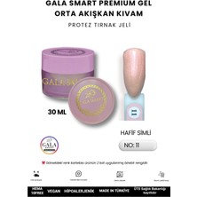 Gala Smart  Orta Akışkan Kıvamlı Gala Protez Tırnak Jeli No:11 - 30 ml