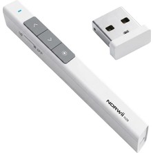 Norwii N26 2.4ghz USB Kablosuz Profesyonel Sunum Kumandası (100M Kırmızı Lazer Menzil)