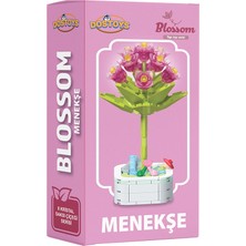 Dostoys Yapı Taşı Serisi Çiçek Yapım Seti Menekşe