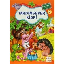 Nar Yayınları Yardımsever Kirpi / Neşeli Orman Hikayeleri (Büyük Boy)