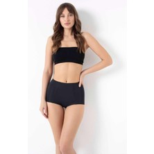 İlkyaz Fashion Ieg™ Mikro Kumaş Lazer Kesim Paça Külot Korse