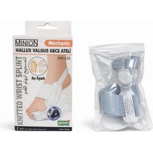 Minion Hallux Valgus Açı Ayarlı Gece Ateli Ayak Baş Parmak Kemik Çıkıntısı Düzeltici Aparat Atel