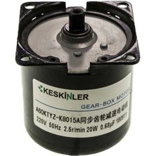 Voltaj Ktyz-60 2.5rpm 14W Ac Senkron Motor