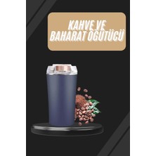 Shoplet Buğz Dayanıklı Paslanmaz Çelik Kolay Kullanım Kahve ve Baharat Öğütücü