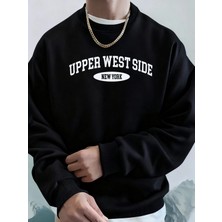 Yaratıcı Üst Batı Bölgesi New York Baskı Unisex Giysiler Sokak Tüm Maç Kapüşonlular Cep Spor