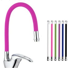 FRY Mix Kuğu Mutfak Evye Batarya Renkli Oynar Başlıklı Pembe ( Lisinya )