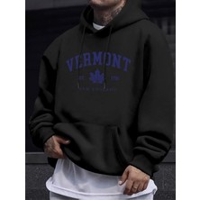 Vermont New England Est 1791 Pattern Man's Tops Autumn Casual Pullovers Street Warm Sweatshir