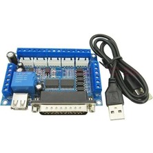 Voltaj 5 Eksenli Mach 3 Cnc Kademeli Motor Sürücüsü
