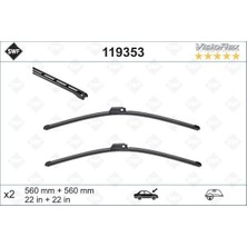 Valeo Storozal Silecek Supurgesi Takimi 560MM / 560MM Mercedes W203 CL203 S203 C209 A209 . Audi A4 Swf