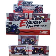 Efe Avm HX0050 - Model Motorsiklet Kutulu 1:18 12 Stand (Lisinya)