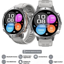 Harvox Watch X2 Pro Akıllı Saat Apple iPhone ve Android Tüm Telefonlara Uyumlu Gümüş