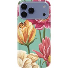 Lelia iPhone 17 Pro Uyumlu Baskılı Şeffaf Telefon Kılıfı | Koleksiyon: Floraluxe Botanica