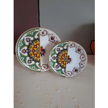 Konyax Pasta ve Servis Tabağı Set 6 Kişilik 12 Parça Verde