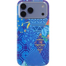 Lelia iPhone 17 Pro Uyumlu Baskılı Şeffaf Telefon Kılıfı | Koleksiyon: Colorwave Flux