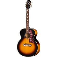 Seagull Epiphone J-200 Studio Elektro Akustik Gitar (Vintage Sunburst)