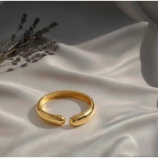 Nora Vip Damla Açılır Kelepçe Bileklik Gold