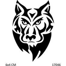 Airbrush Tattoo Kurt Yapışkanlı Stencil Süsleme ve Boyama Kalıbı