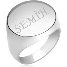 Fumeyabi Gümüş Kişiye Özel Erkek Yüzük