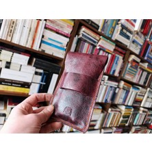 Mahfuz Gerçek Deri Özel Kalemleriniz Için Kalemlik Kalem Kutu ( 5*6 Kalem Için ) 28 cm \ 9.5 cm NLU289