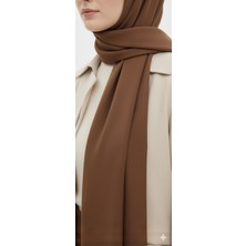 Lavin Scarfs Daily Koleksiyonu Viskon Şal Acı Kahve