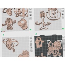 Noctabir Oyuncak Hikayesi Kurabiye Kesici Seti