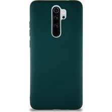 Hype Store Kzy Iletişim Redmi Note 8 Pro ile Uyumlu Kılıf Soft Premier Renkli Silikon Kapak - Yeşil