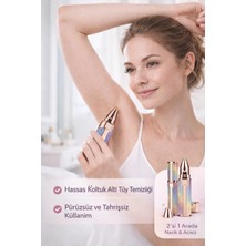 Kaia Life Kadınlar Için Premium 2in1 Tüy Alma Cihazı, Güçlü Motorlu ve Ciltte Iz Bırakmayan Tasarım